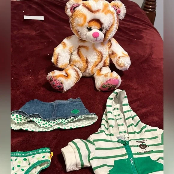 Build a Bear Girl Scouts S’Mores plush 17” teddy bear - Picture 7 of 8